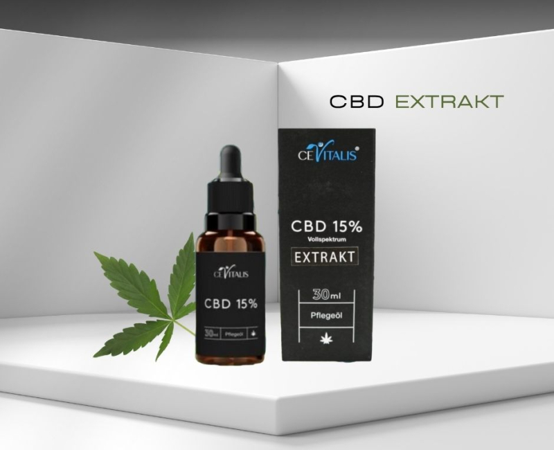 CeVitalis CBD Körper Öl Extrakt 15% Gregor Kutschereiter
