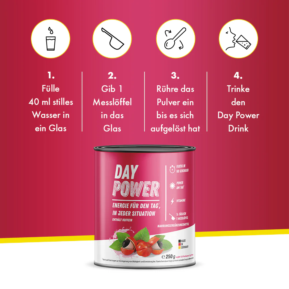 BIOVANA Day Power – Nährwerttabelle