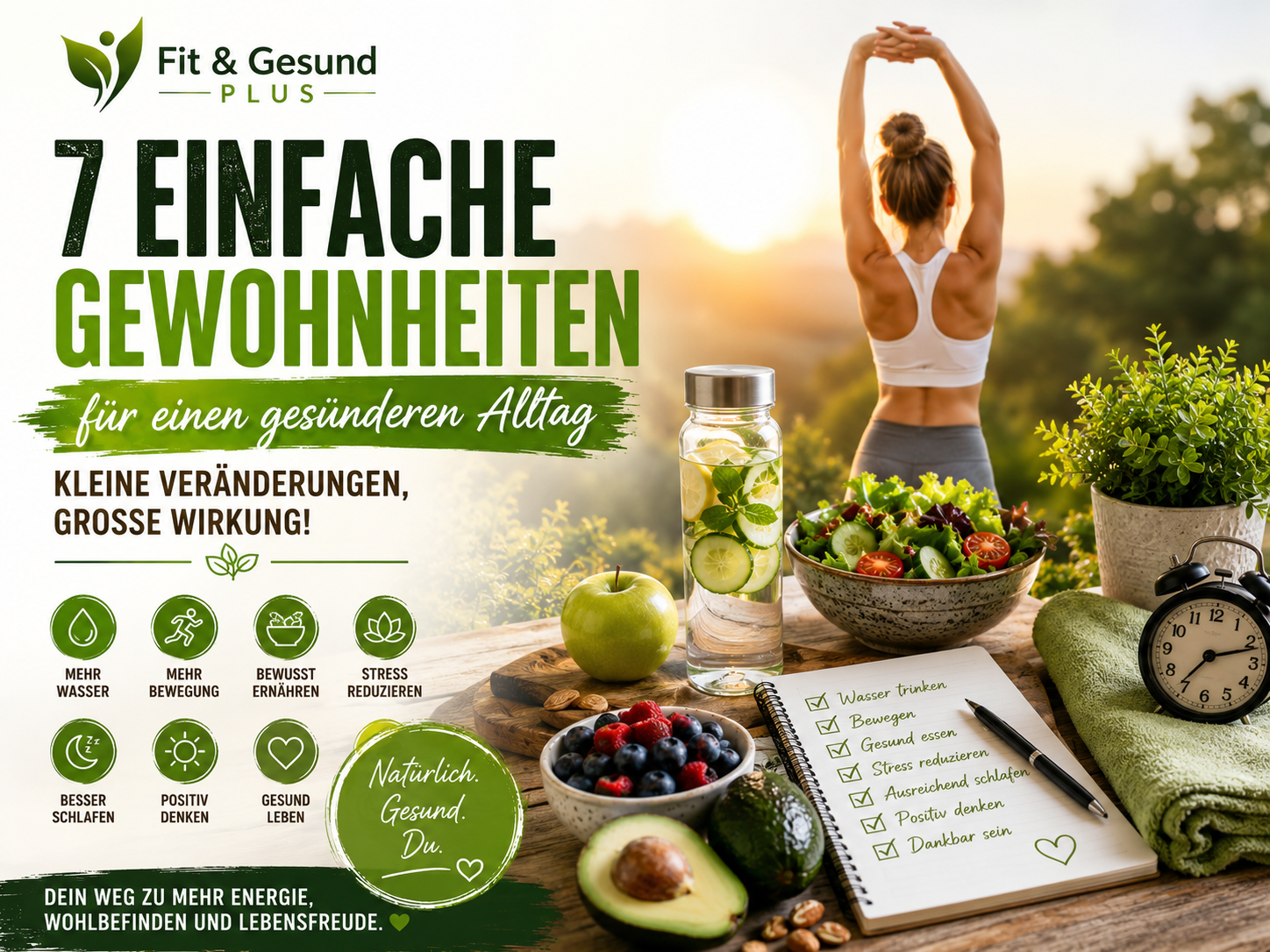 7 einfache Gewohnheiten für einen gesünderen Alltag
